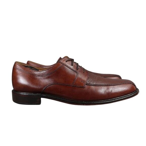 Bostonian Shoes Mens 11 Oxford Derby Dress Bike Toe Leather Brown Classic Formal main image 13